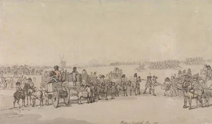 Une revue à Blackheath, mai 1785